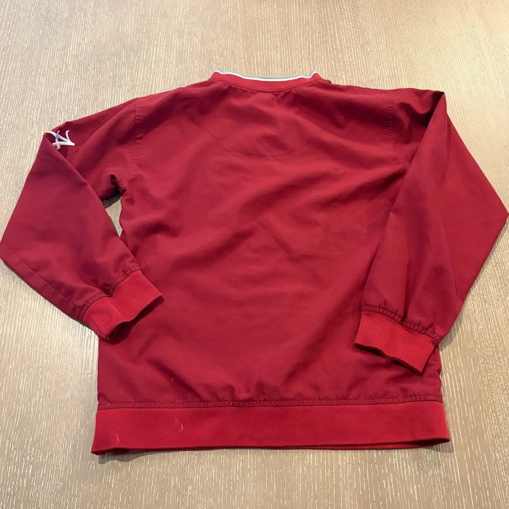Nike Alabama Crimson Tide Women's Medium Red Pullover Windbreaker Jacket EUC